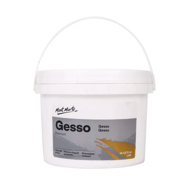 Mont Marte Gesso Tub 64oz 1.8 Litre - Retail Maharaj