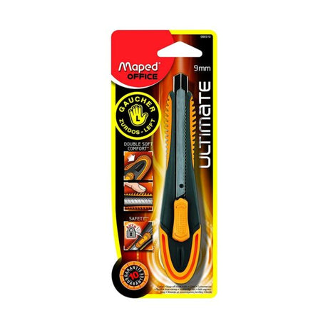 Maped Ultimate Heavy Duty Utility Cutter with Auto Lock Blade 9mm or 18mm - Retail Maharaj