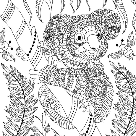 Mandala Colouring Book for Adults- Animal Kingdom - Retail Maharaj