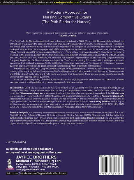 A MODERN APPROACH FOR NURSING COMPETITIVE EXAMS (THE PATH FINDER FOR NURSES) - Retail Maharaj