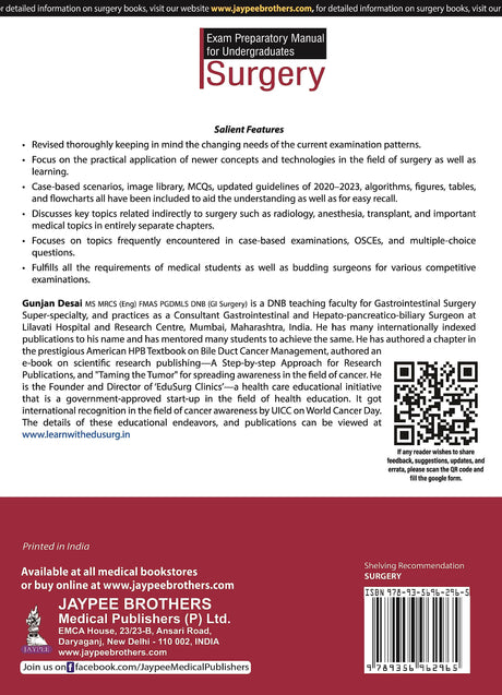 EXAM PREPARATORY MANUAL FOR UNDERGRADUATES SURGERY - Retail Maharaj