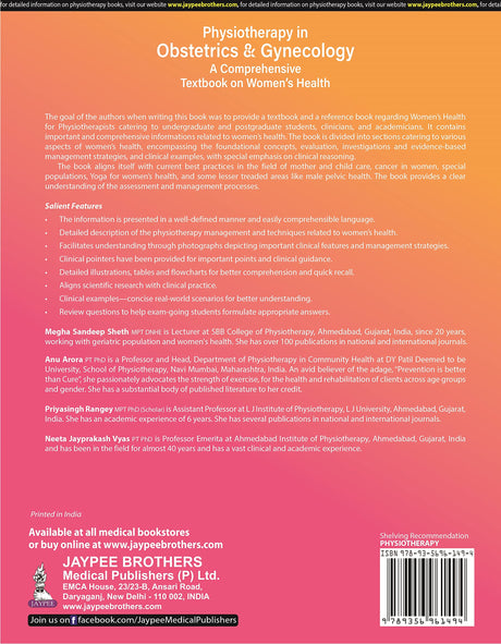 PHYSIOTHERAPY IN OBSTETRICS AND GYNAECOLOGY (A COMPREHENSIVE BOOK ON WOMEN’S HEALTH) - Retail Maharaj
