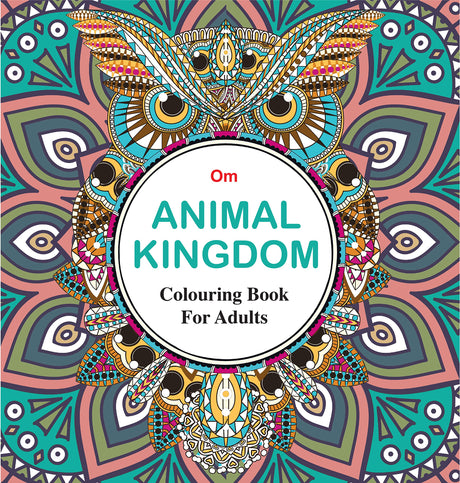 Mandala Colouring Book for Adults- Animal Kingdom - Retail Maharaj