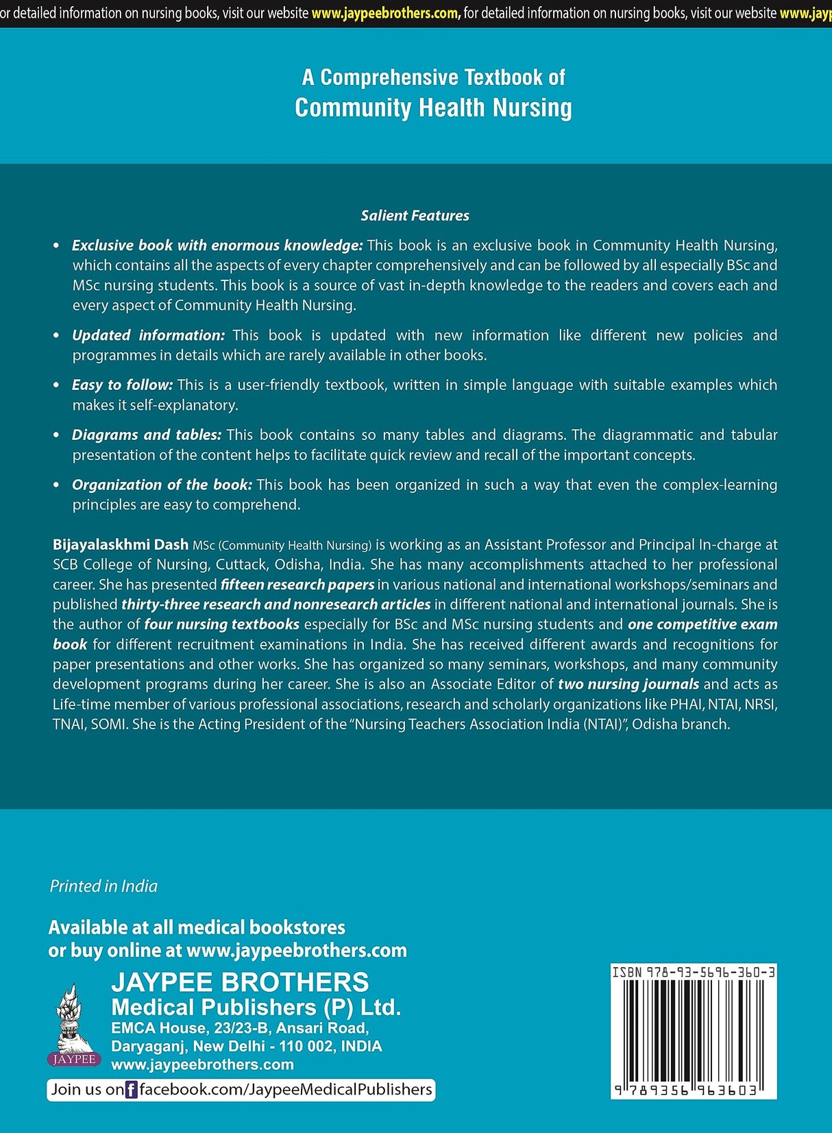 A COMPREHENSIVE TEXTBOOK OF COMMUNITY HEALTH NURSING - Retail Maharaj