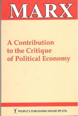 A CONTRIBUTION TO THE CRITIQUE OF POLITICAL- ECONOMY - Retail Maharaj