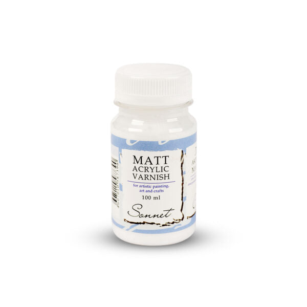 Sonnet Acrylic Matt Varnish for Acrylic and Tempera Artworks - Retail Maharaj