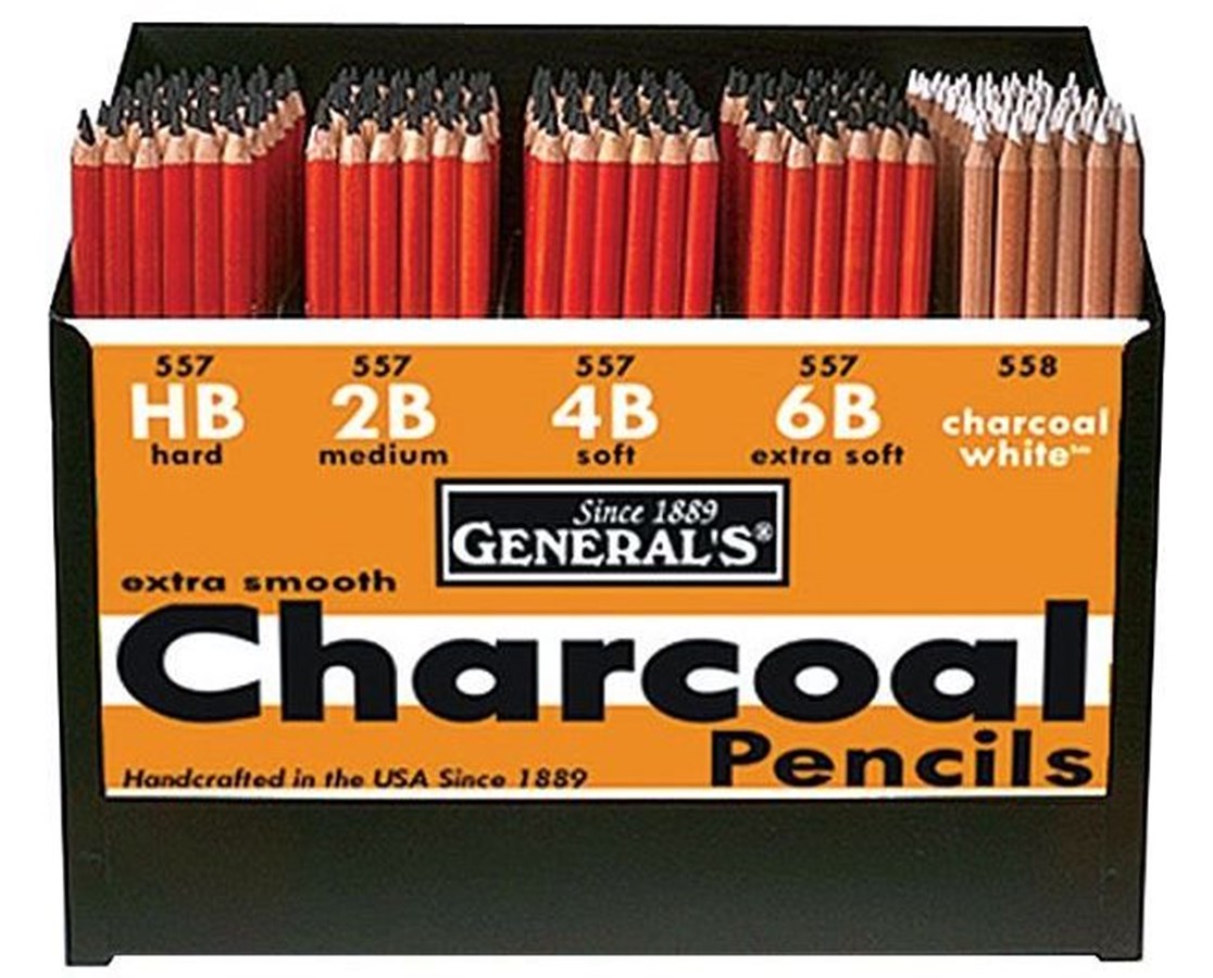 General’s “The Original” Charcoal Pencils – Assorted Grades & White - Retail Maharaj