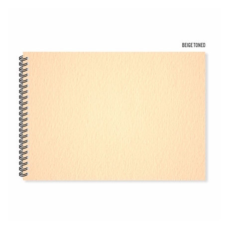 Anupam Stak Wire-O Toned Sketchbook A4 - Retail Maharaj