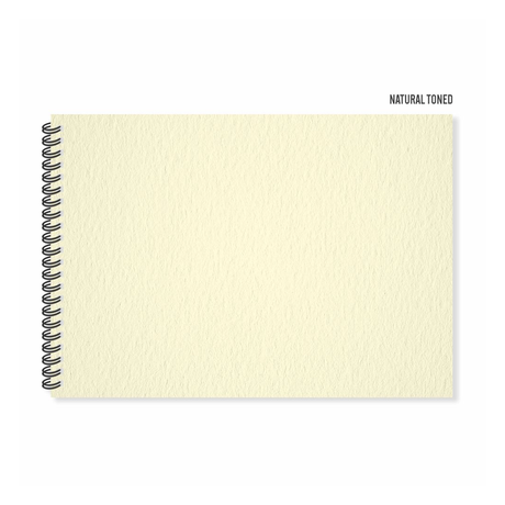 Anupam Stak Wire-O Toned Sketchbook A4 - Retail Maharaj