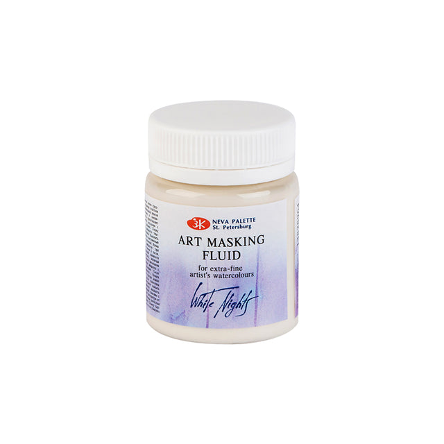 White Nights Art Masking Fluid for Watercolour, Gouache & Ink – 50 ml - Retail Maharaj