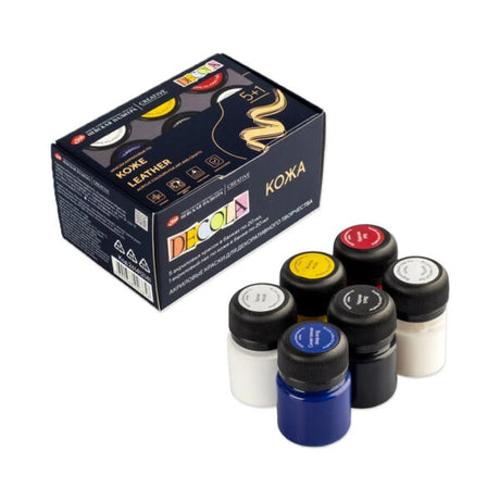 Decola Acrylic Paint for Leather 20 ml Set - Retail Maharaj