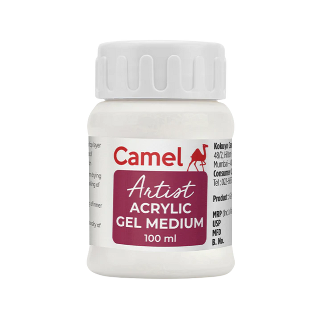 Camel Acrylic Gel Medium 100ml - Retail Maharaj