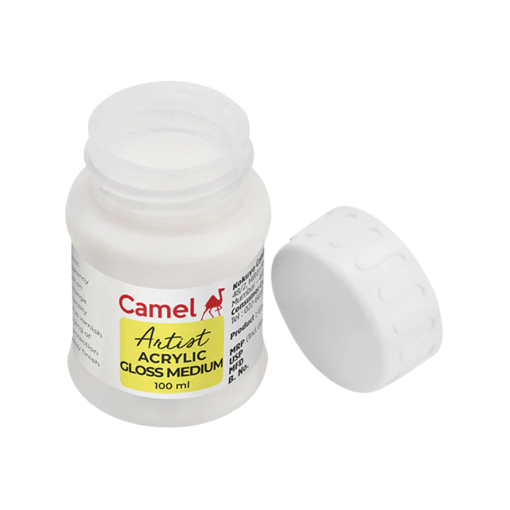 Camel Acrylic Gloss Medium (100ml) - Retail Maharaj
