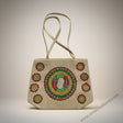 Handmade Jute Handbag with Madhubani Art | Eco-friendly Folk Art Tote Bag - Retail Maharaj