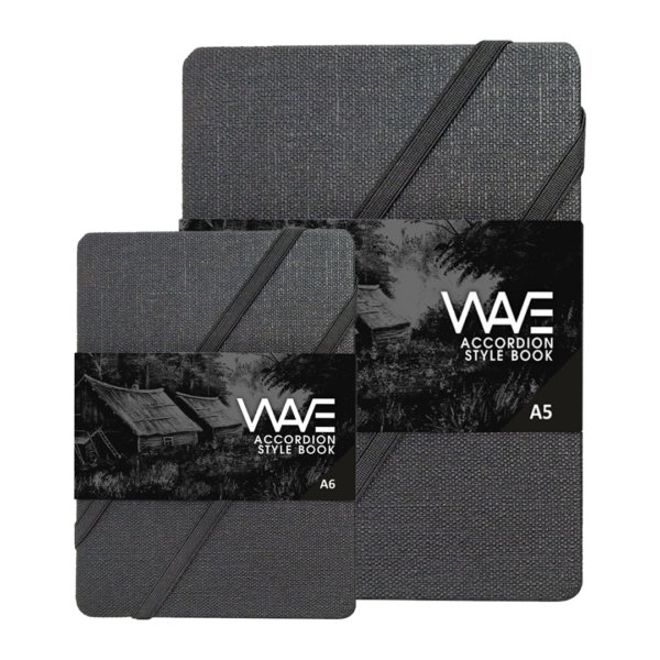 Anupam Wave Accordion Style Drawing Book 180 GSM Open Stock - Retail Maharaj