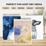 Anupam Sketch-O Spiral Drawing Book Soft Cover 140 GSM - Retail Maharaj