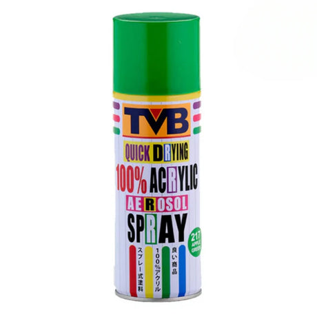 TVB Acrylic Aerosol Spray Apple Green 400ml for Art and Crafts - Retail Maharaj