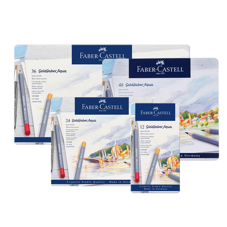 Faber Castell Goldfaber Aqua Watercolour Pencils Artist Colour Set - Retail Maharaj