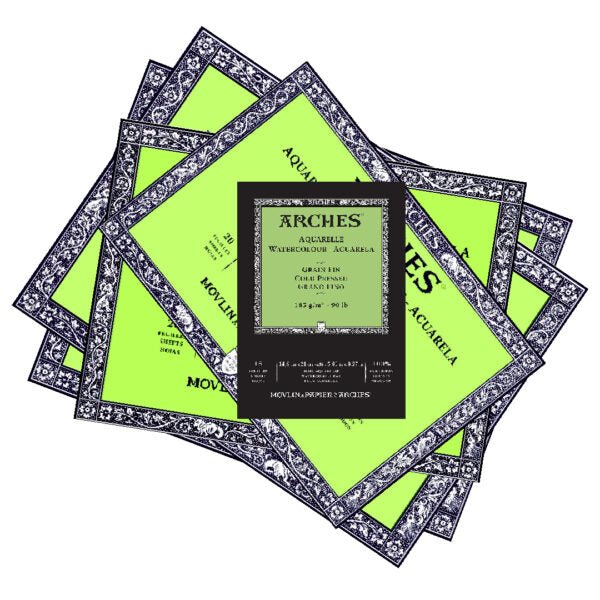Arches Watercolour Cold Pressed Block and Pad 185 GSM - Retail Maharaj