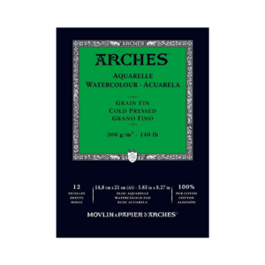 Arches Watercolour Cold Pressed – 12 Sheets Pads (Open Stock) - Retail Maharaj