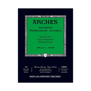 Arches Watercolour Cold Pressed – 12 Sheets Pads (Open Stock) - Retail Maharaj