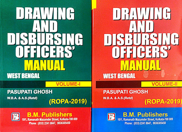 Drawing and Disbursing Officers' Manual West Bengal Volume - I & II (English Version) - Retail Maharaj