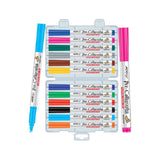 ADD GEL Pre-Calligraphy Carved Edge Tip Pen Set of 12 Assorted Colours - Retail Maharaj