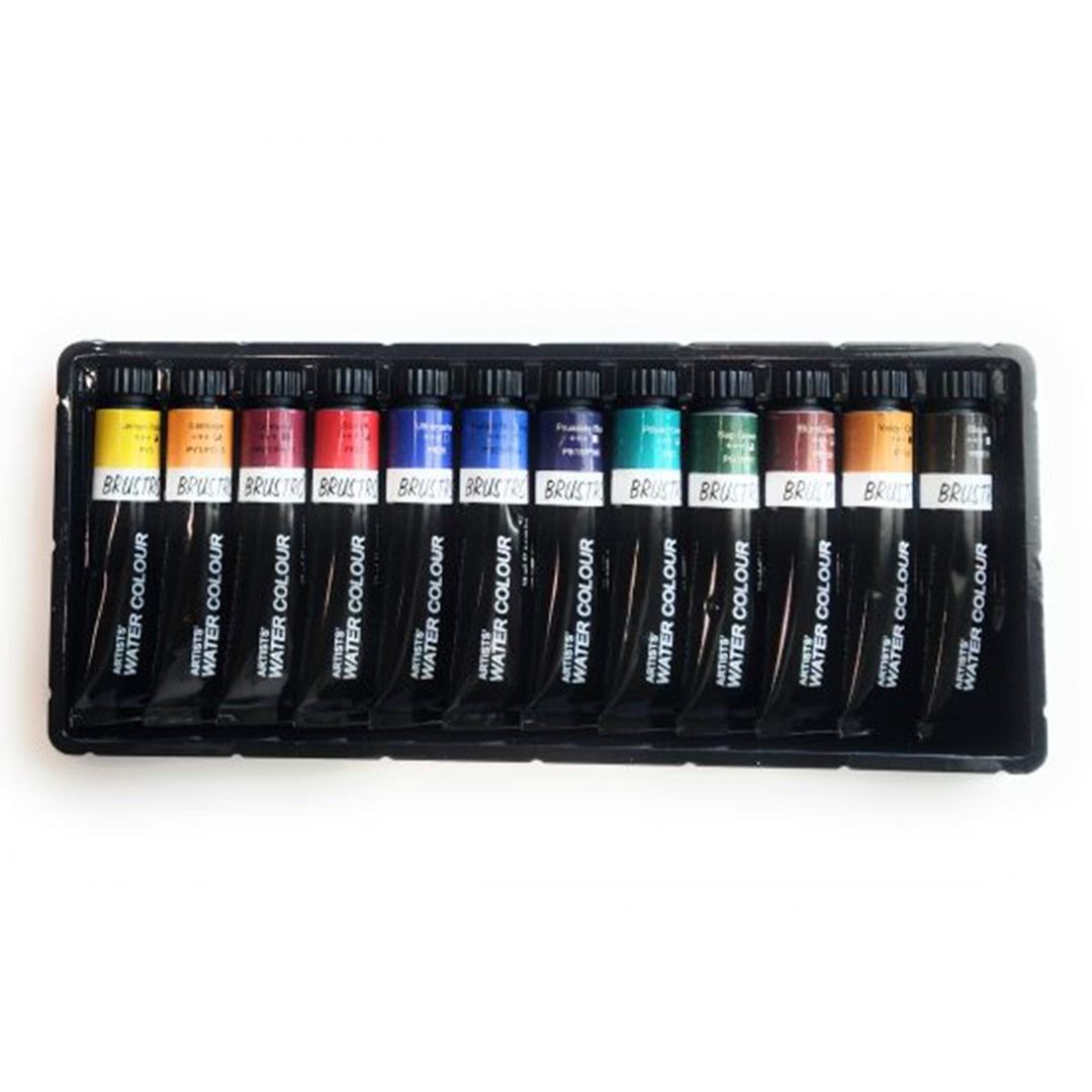 Brustro Artists’ Watercolour Colour 12ml Set of 12 & 24 - Retail Maharaj