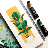 Brustro Artists Gouache Colour Set of 12 & 24 - Retail Maharaj