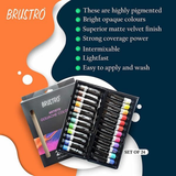 Brustro Artists Gouache Colour Set of 12 & 24 - Retail Maharaj