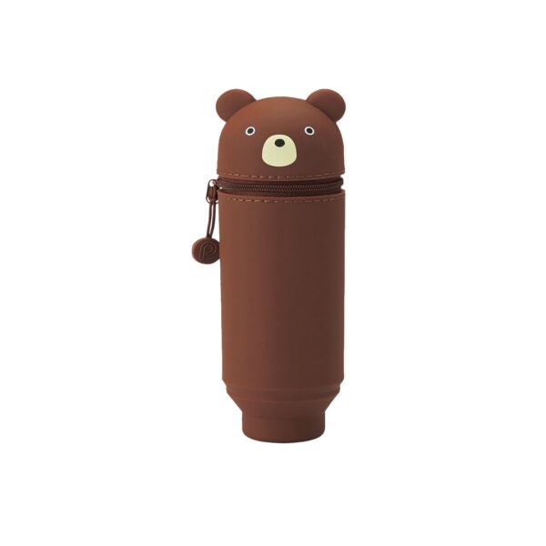 Lihit Lab Smart Fit PuniLabo Silicone Stand Up Pen Case Animal Design - Retail Maharaj