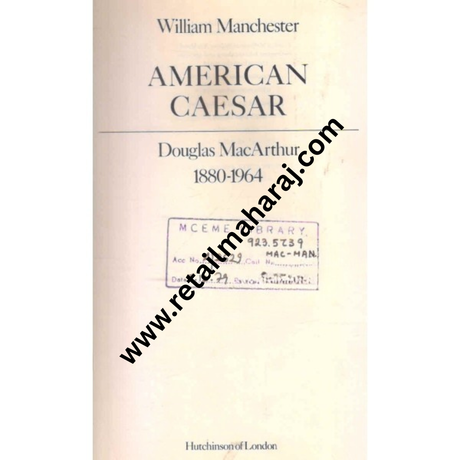 Douglas MacArthur 1880 to 1964 1st edition - Retail Maharaj