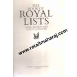 The Book of Royal Lists 1st edition - Retail Maharaj