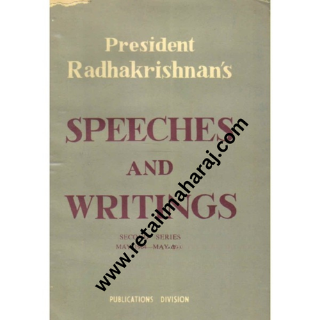 president radhakrishnans speeches and writings 1964 to 1967 1st edition - Retail Maharaj