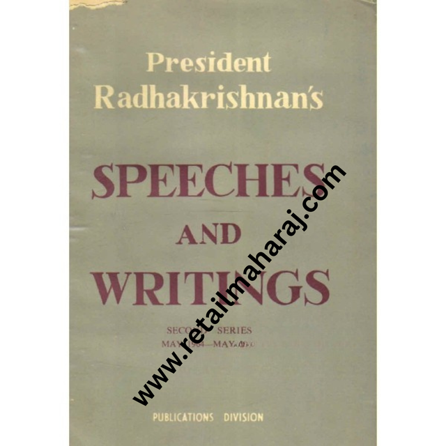 president radhakrishnans speeches and writings 1964 to 1967 1st edition - Retail Maharaj