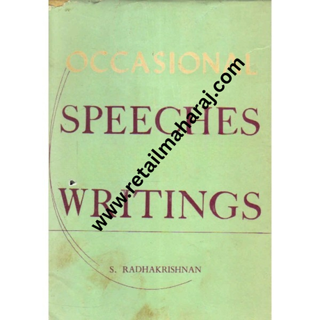 occasional speeches and writings 1st edition - Retail Maharaj