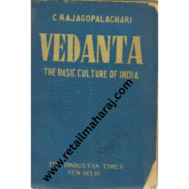 vedanta the basic culture of india 1st edition - Retail Maharaj