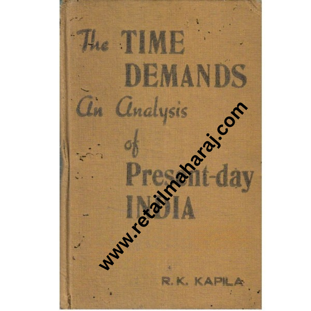The Time Demands an Analysis of Present day India 1st edition - Retail Maharaj