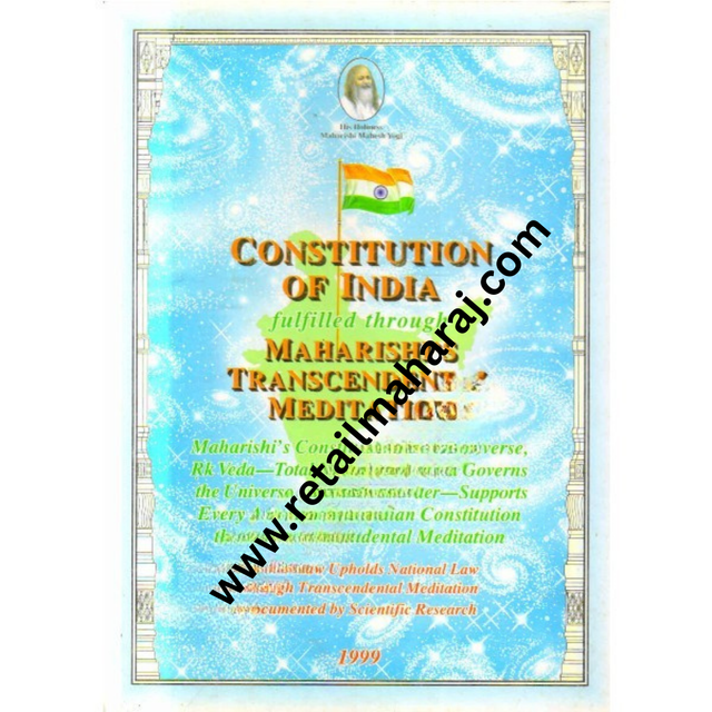 Constitution of India Fulfilled through Maharishi Transcendental Meditation - Retail Maharaj