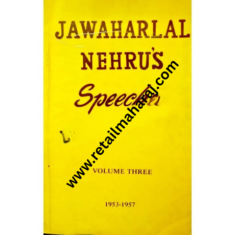 jawaharlal nehrus speeches volume 3 and 4 1953 to 1957 1957 to 1963 - Retail Maharaj