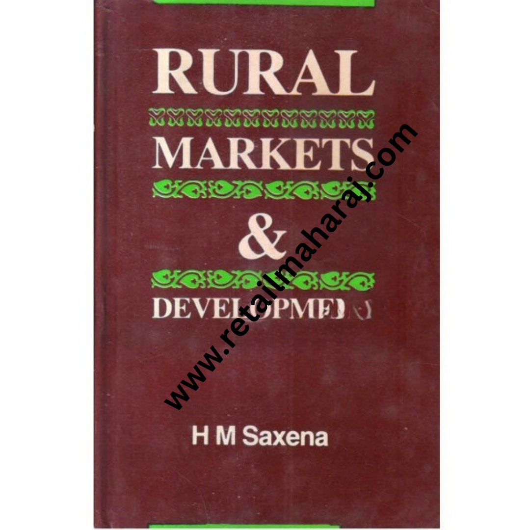 rural markets and development a case study of rajisthan state 1st edition - Retail Maharaj