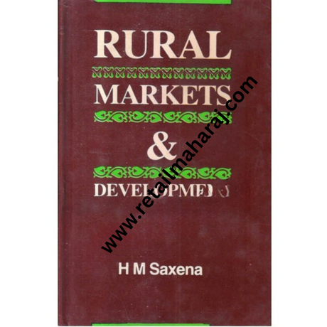 rural markets and development a case study of rajisthan state 1st edition - Retail Maharaj