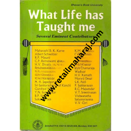 What Life Has Taught Me. - Retail Maharaj