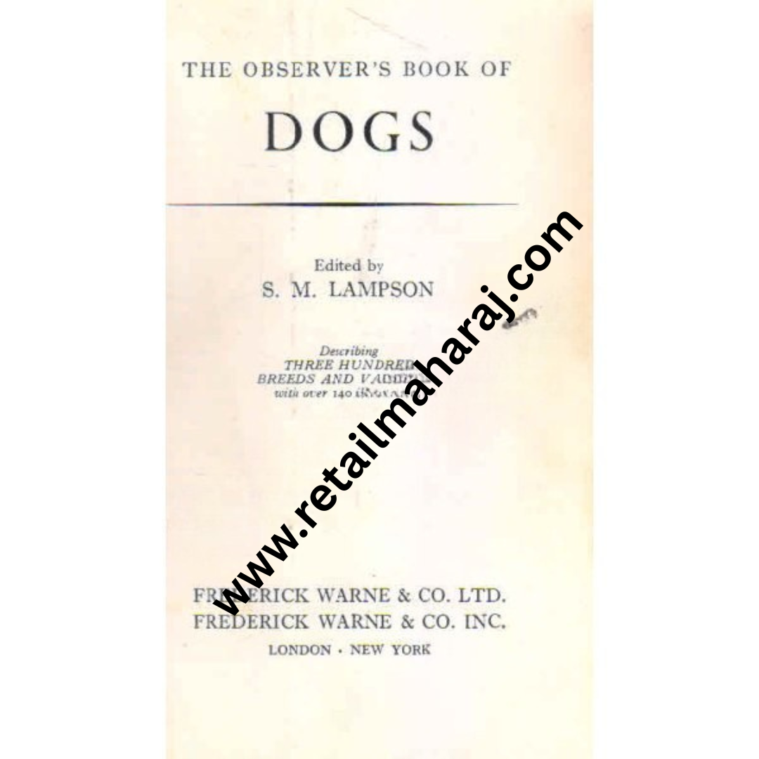 the observer book of dogs - Retail Maharaj