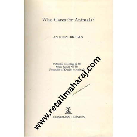 Who Cares for Animals 1st edition - Retail Maharaj
