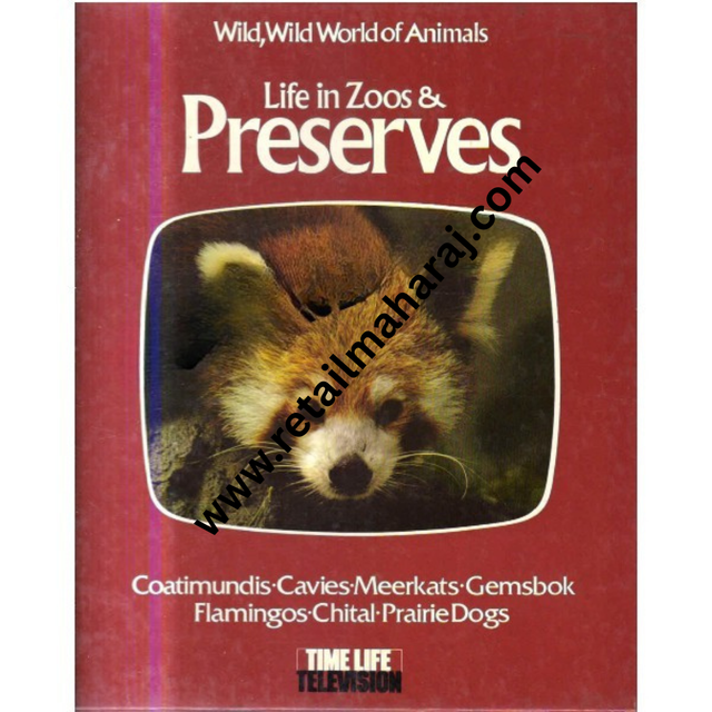 Wild, Wild World of Animals Life in Zoo and Preserves Time Life Book - Retail Maharaj