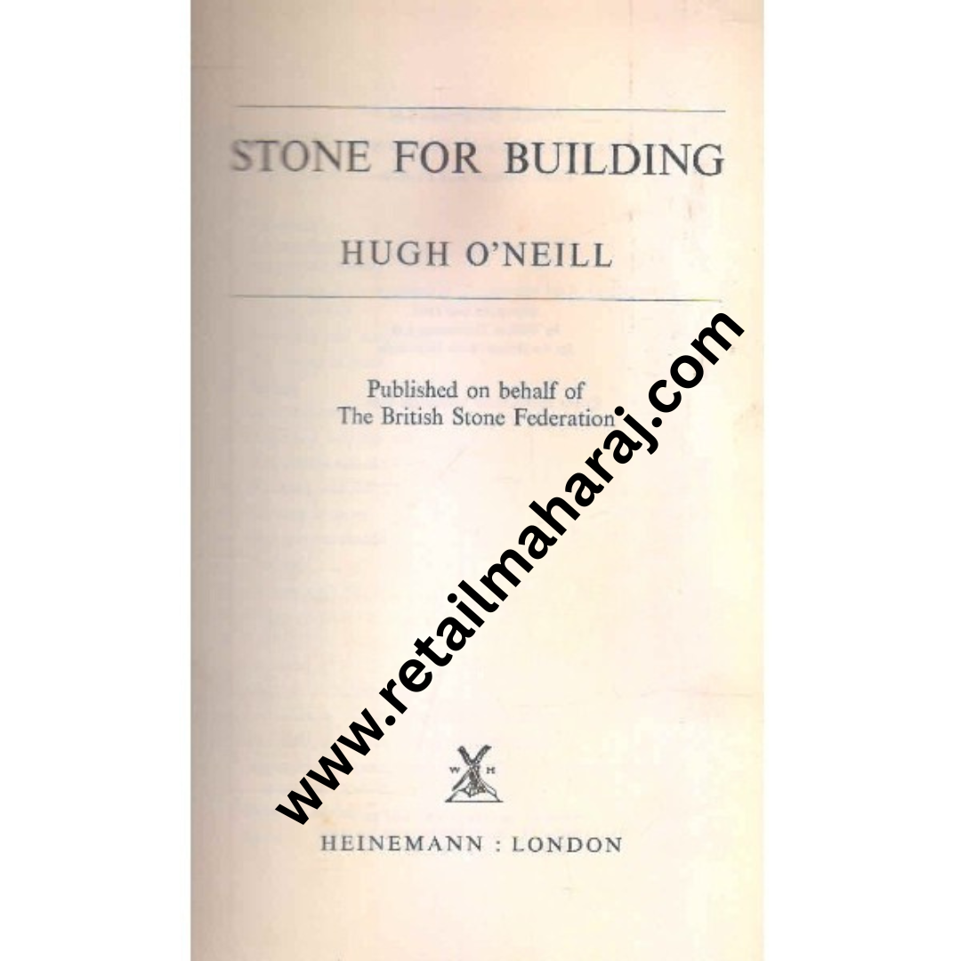 stone for building 1st edition - Retail Maharaj