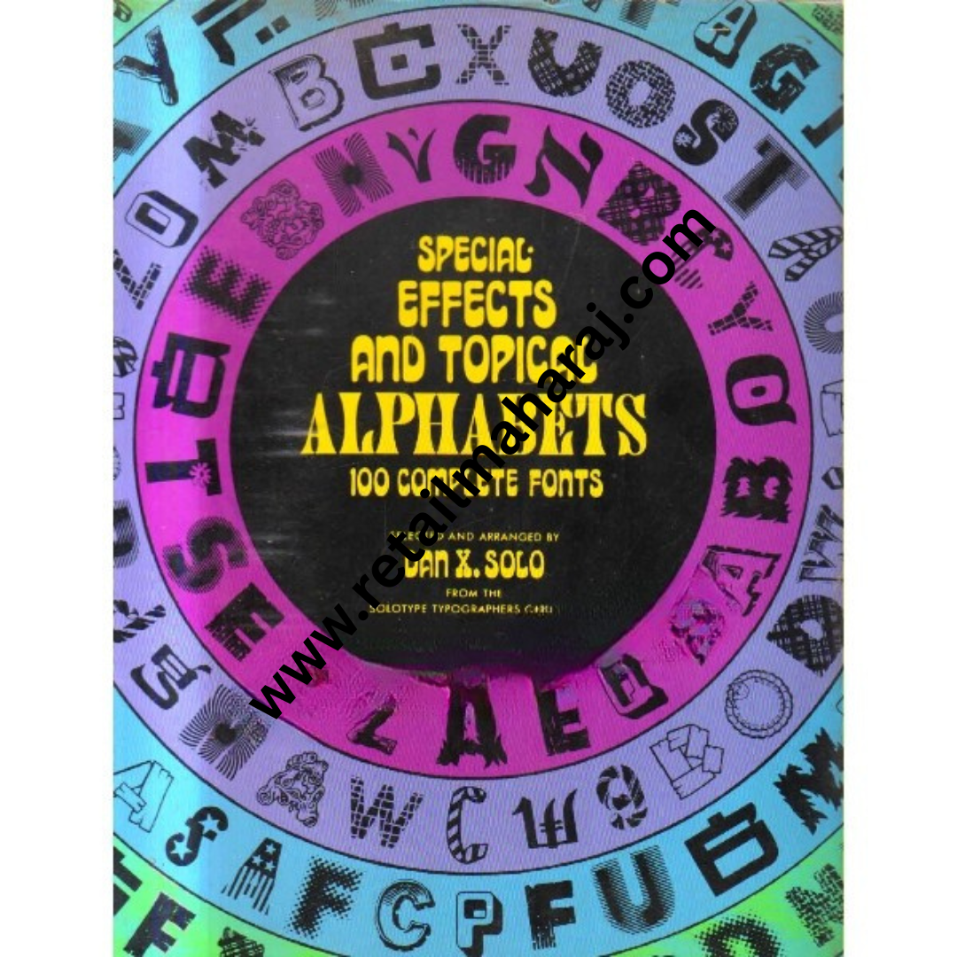 special effects and topical alphabets 100 complete fonts - Retail Maharaj