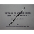 history of water colour printing in America 1st edition - Retail Maharaj