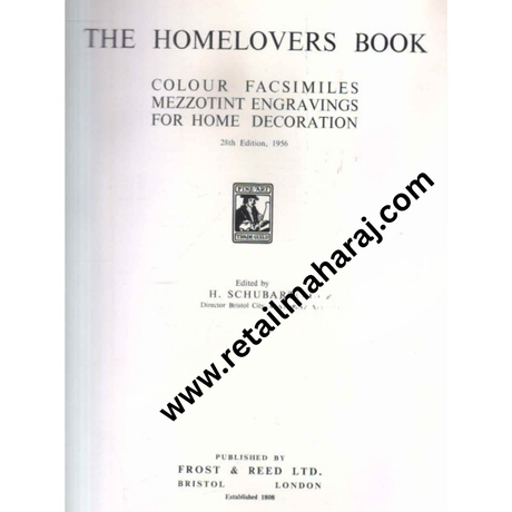 The homelovers book. Collour Facsimiles mezzotint engravigs for home decoration - Retail Maharaj